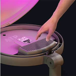 A safe design that protects electrical components from direct contact.